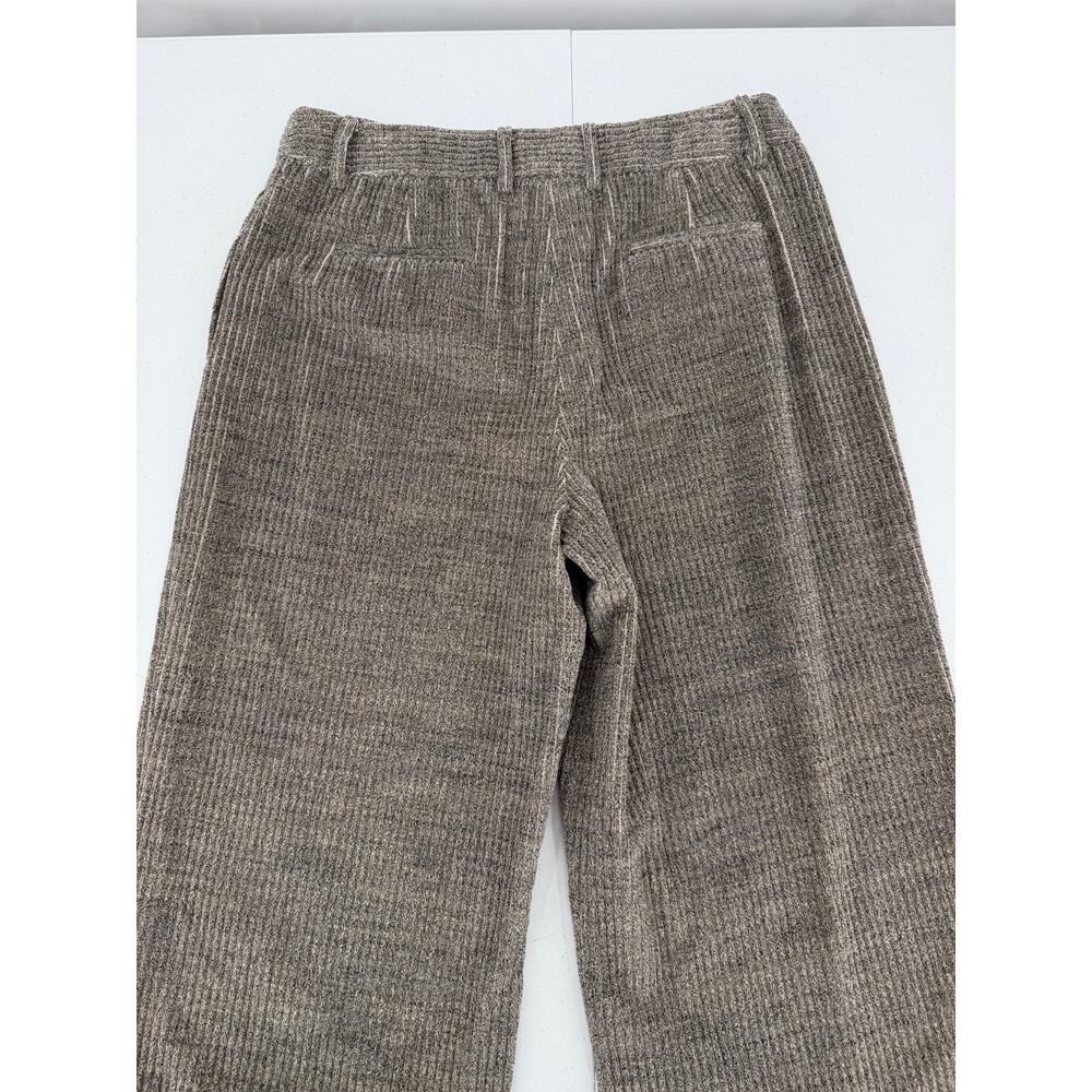 NWT Lafayette 148 New York Black/Gray Corduroy Wide Leg Pants Size 8 - Picture 9 of 14